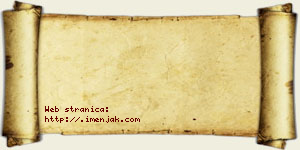 Žanka Damjanović vizit kartica